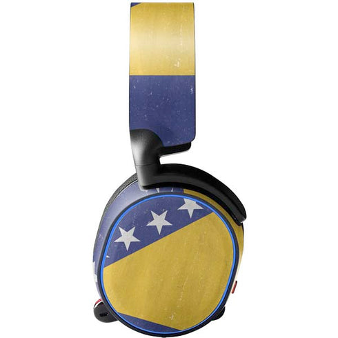 Bosnia and Herzegovina Flag Distressed SteelSeries Arctis 3 Skin